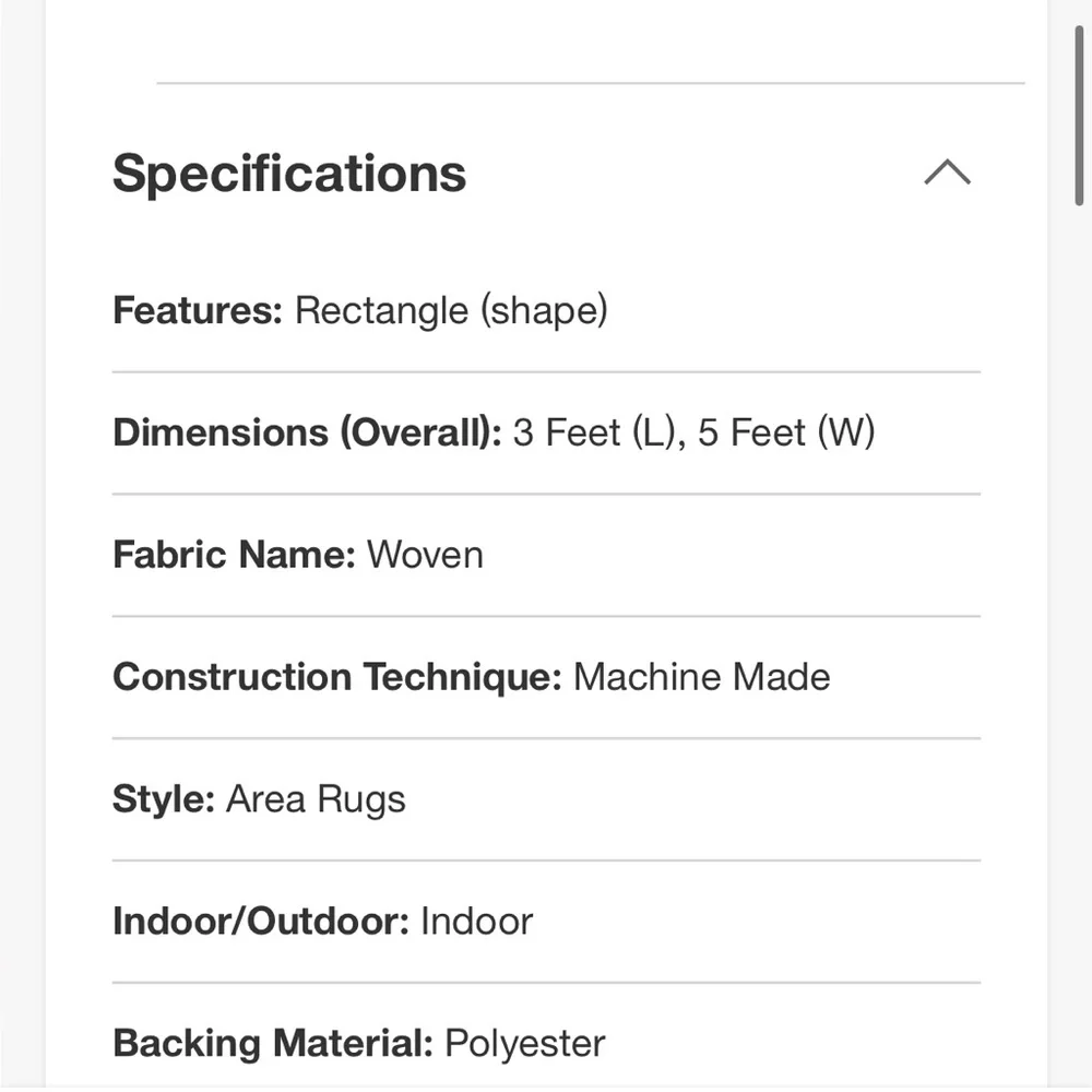 REALLIFE RUGS NWT Machine Washable Padded Joy Area Rug -Beige/Ivory -3x5 - Picture 8 of 10